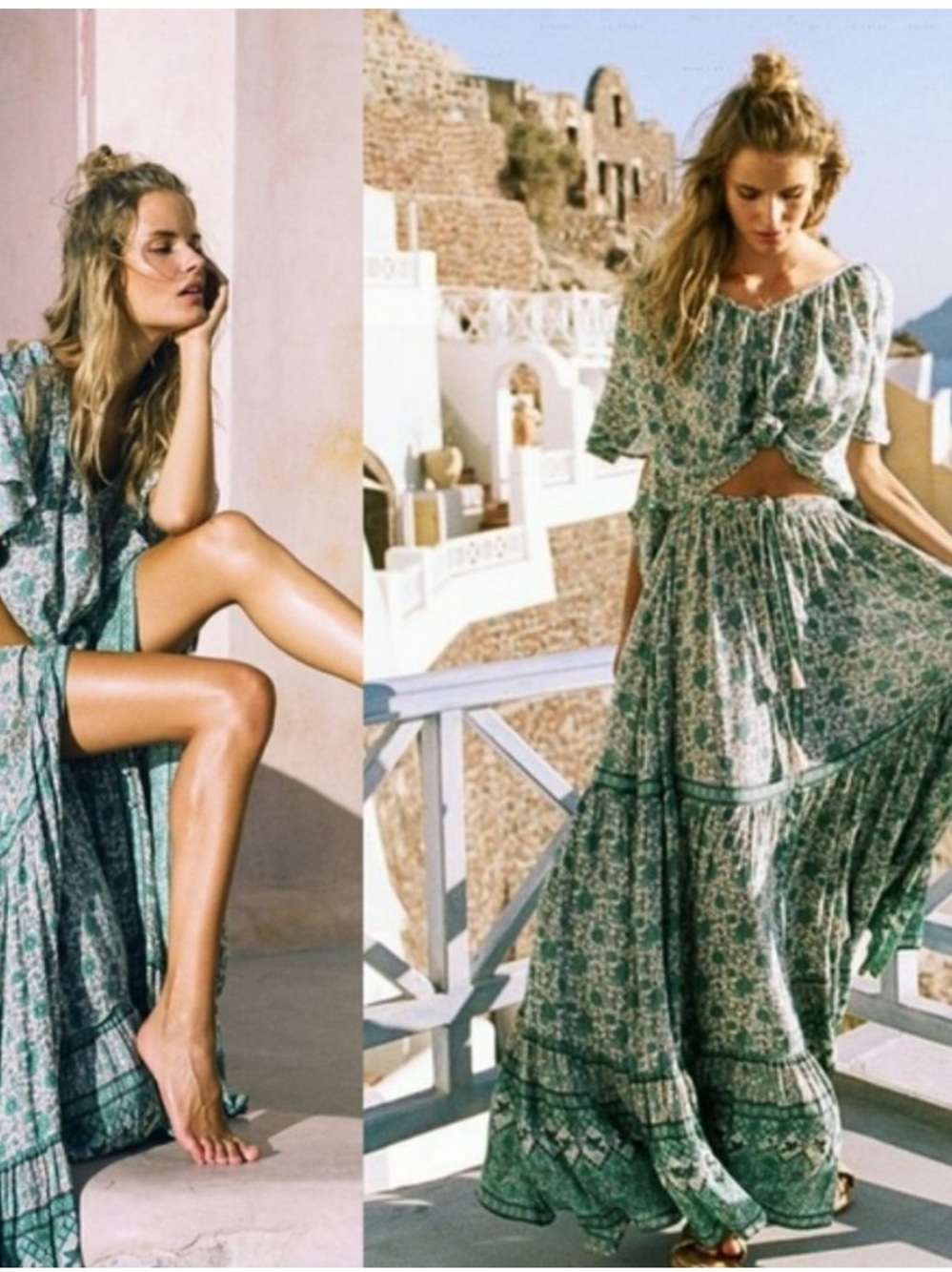 the "Kombi" print in sage/turquoise from Spell & The Gypsy Collective